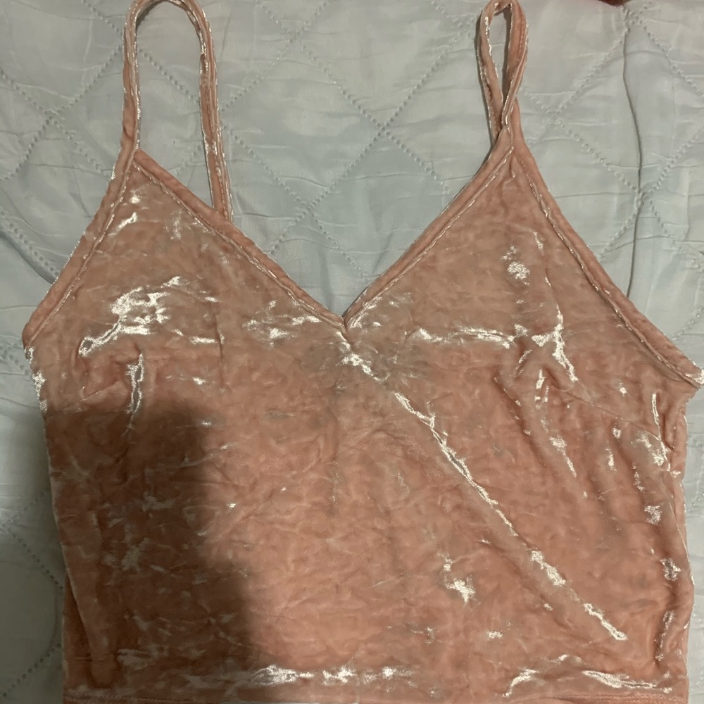 Pink crop tank
